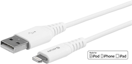 eSTUFF MFI Lightning USB kabel til iPhone iPad - 3 meter - BULK